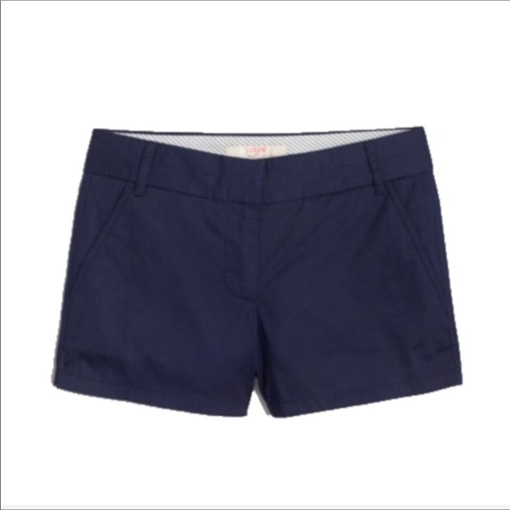 J Crew Navy Blue Broken-In Chino Shorts